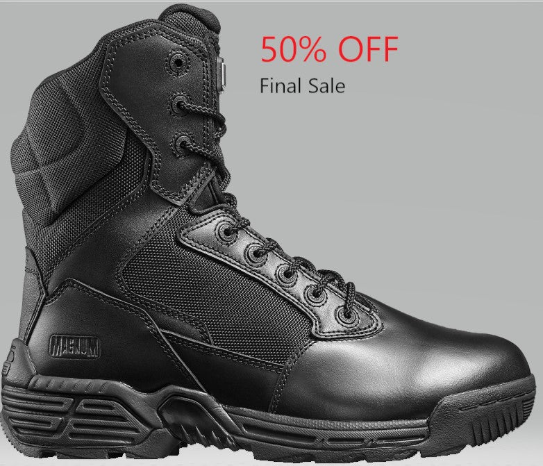 Hi-tec MAGNUM STEALTH FORCE SIDE ZIP WATERPROOF Work Boots
